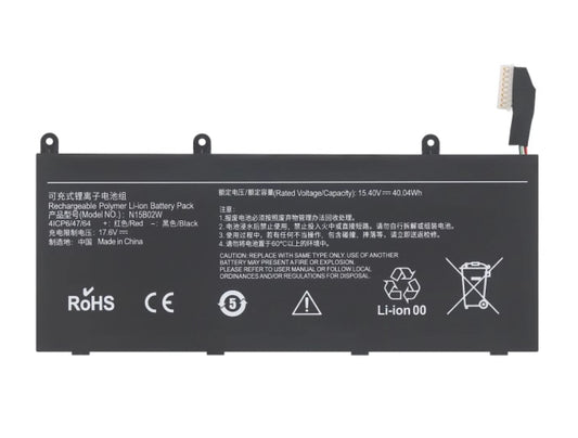 N15B02W Battery for XiaoMi RedMibook14 II TM1705 TM1801 TM1802-AF TM1802-AG TM1802-BL - Store Shoppe
