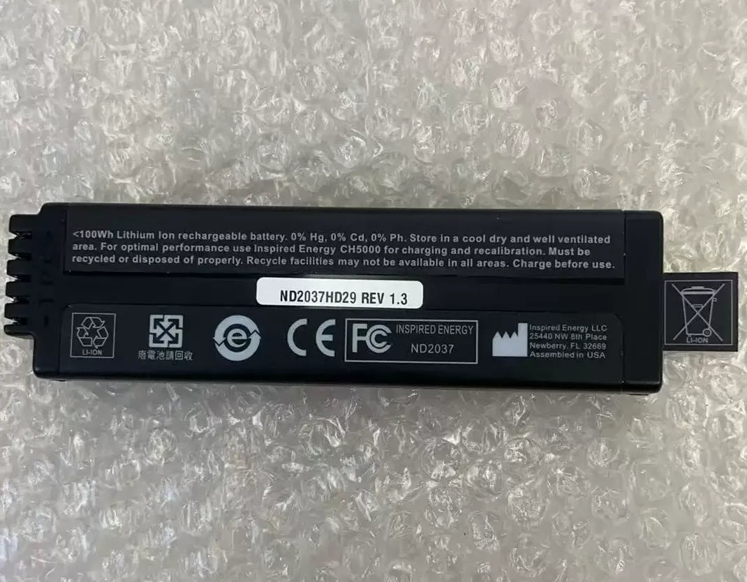 ND2037HD29 Inspired Energy ND2037HD ND2037 7.2V Li-ion Medical Battery