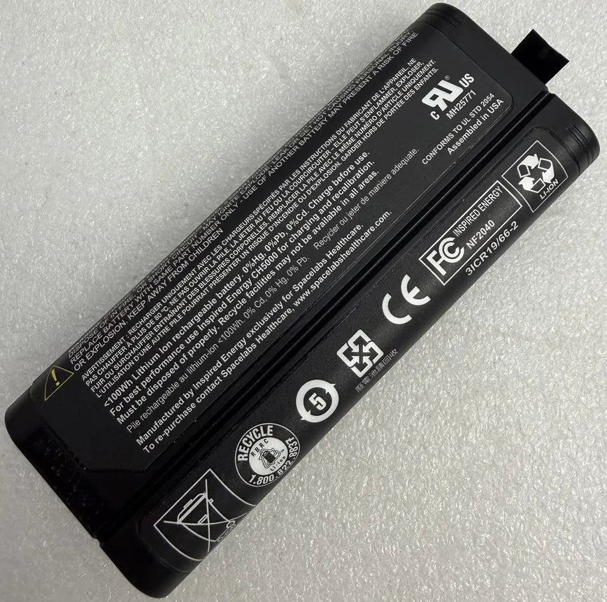 Spacelabs NF2040SL24 146-0153-01 Inspired Energy 10.8V 52Wh 4.8Wh Battery