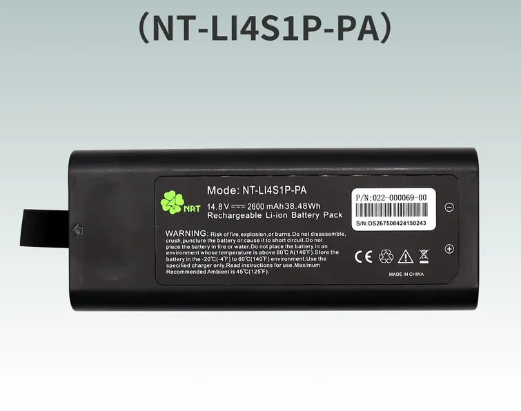 NT-LI4S1P-PA Battery For NRT ECG Monitoring NT-LI3S2P-PA 022.01.000069-00