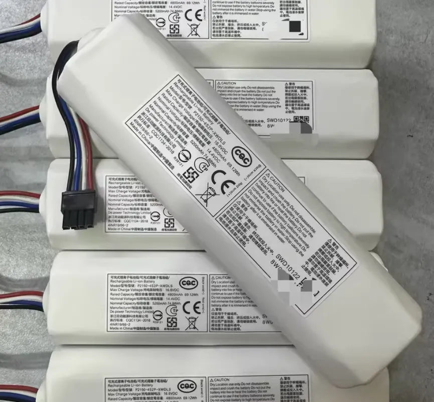 P2150-4S2P-XWDLS Battery for Original Xiaomi 1C / 1T / S10 / S20 / M40 Robot Vacuum