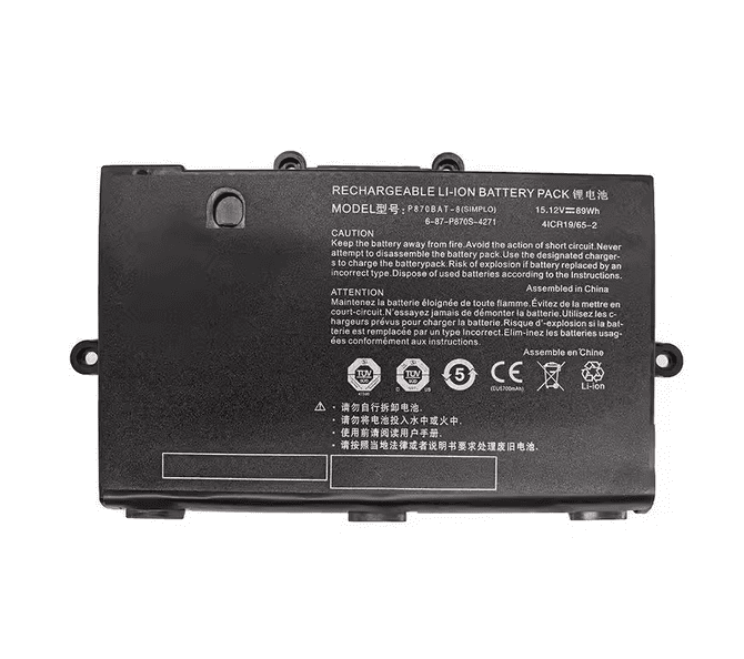 P870BAT-8 Battery for Clevo P870TM-G, P870DM3-G, P775DM3 6-87-P870S-4271