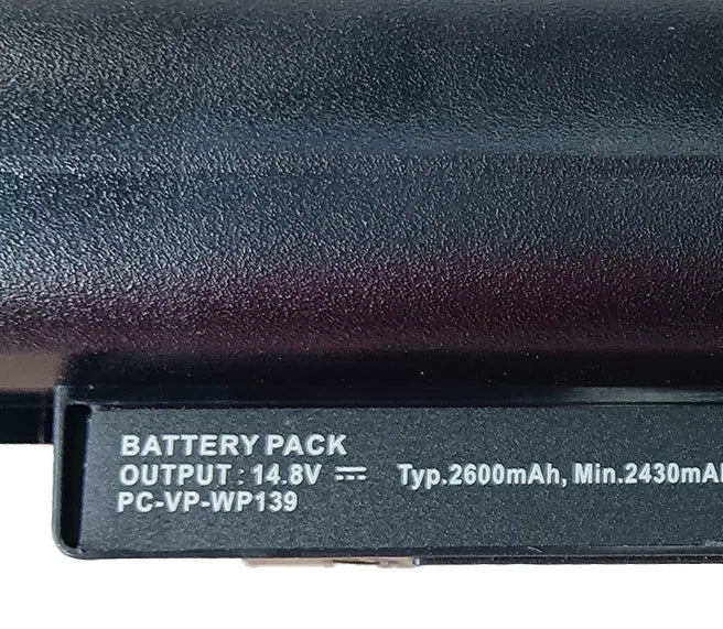 NEC LaVie E PC-VP-WP147 PC-VP-WP139 LE150T2W Replacement Battery