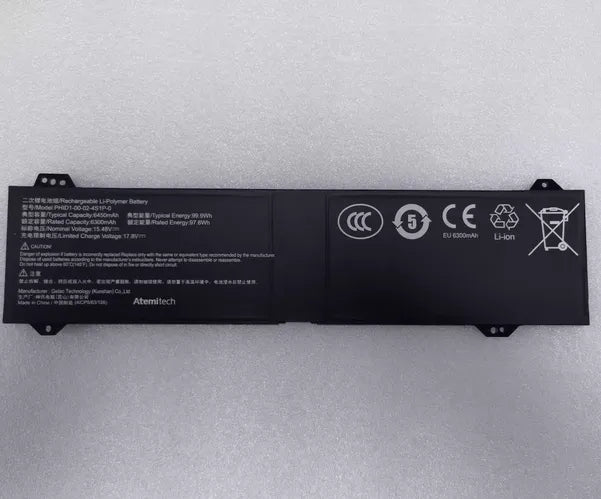 PHID1-00-02-4S1P-0 Mechanical Revolution Yilong 15PRO Boundless 15x Blizzard Battery