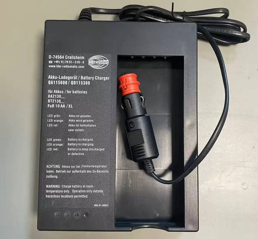 HBC Radiomatic QA115600, QD115300 Charger for BA2130 Remote Control Batteries