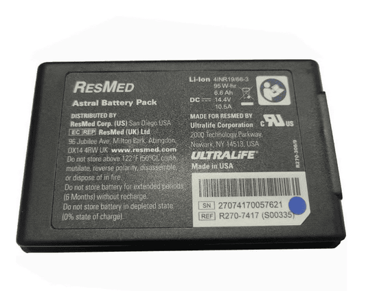 Batterie R270-7417 pour Resmed ASTRAL 150 S00335 6600 mAh/95 Wh