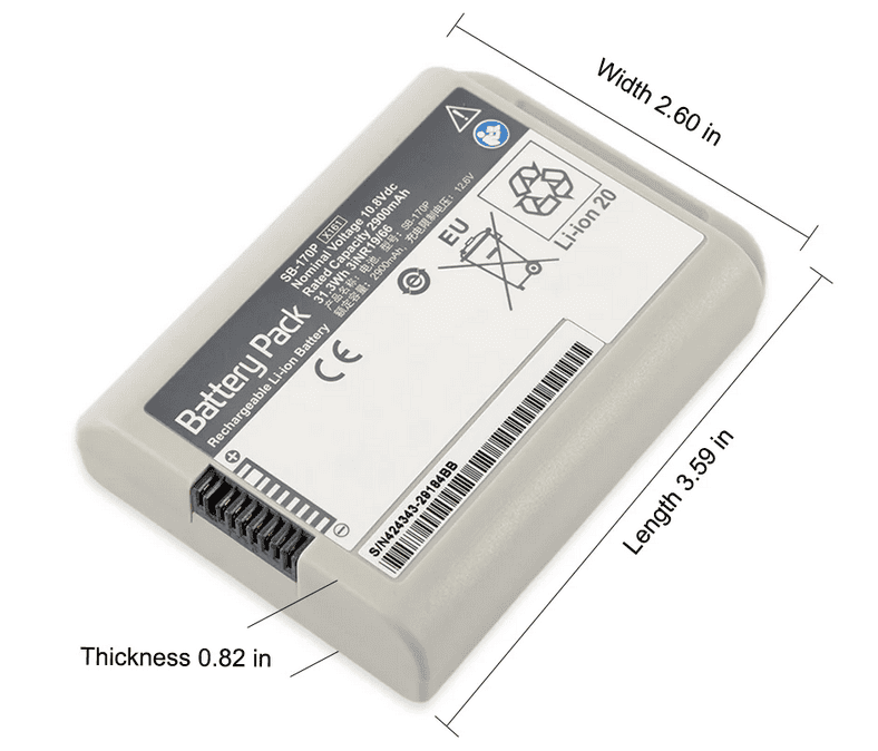 SB-170P Battery for Nihon Kohden Lifescope PT BSM-1700 Type X161 Patient Monitor