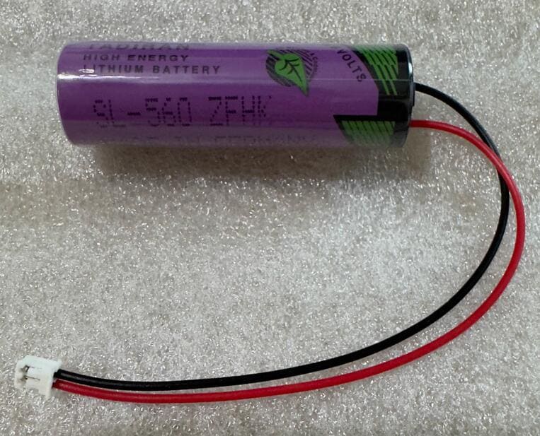 Pile authentique TADIRAN SL-560 3,6 V AA haute température avec prise