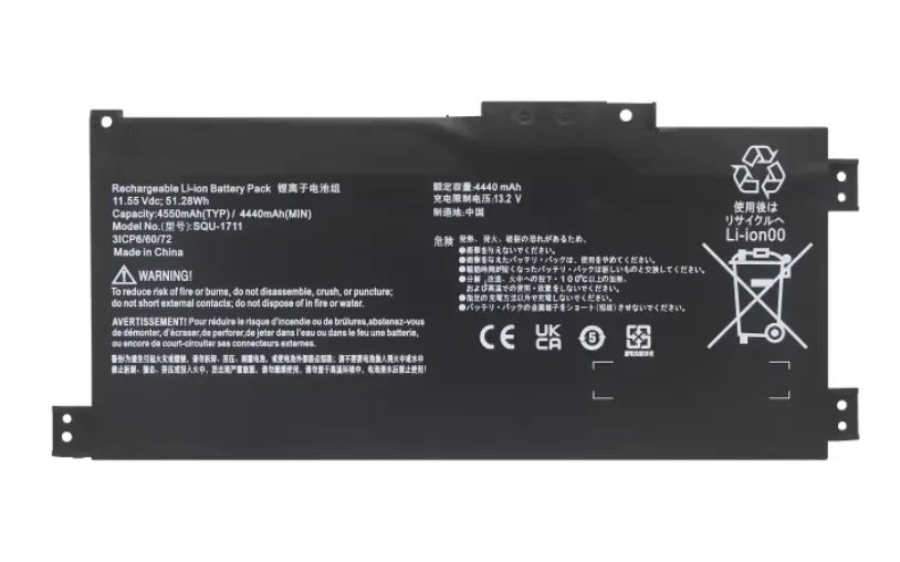 SQU-1718 Battery for Thunderobot 911ME 911S 911 Air G7000M / G8000M Hasee S7 Series