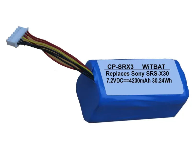 SRS-X30 Battery For Sony SRS-XB3,SRS-XB30,SRS-XB43 5200mAh Speaker