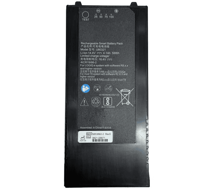U80321 Battery for GE 5451284 LOGIQ e U80321-3R01 5451284-2 59Wh