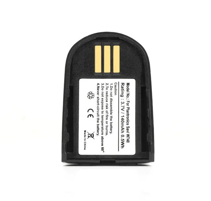 W740 Battery For Plantronics Savi W440-M W740-M 204755-01 Savi Tools 140mAh