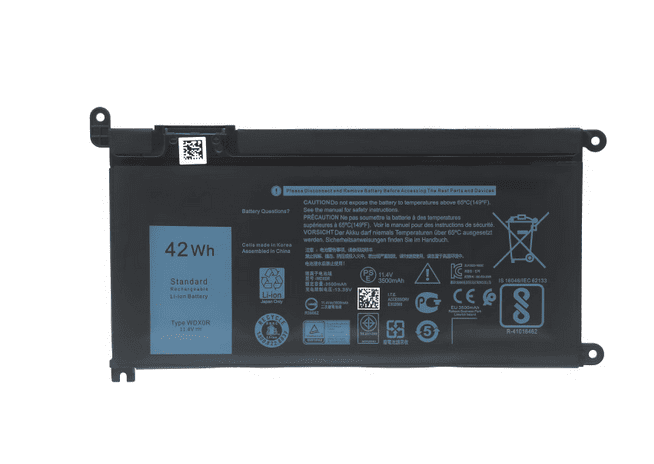 WDXOR Battery for Dell Inspiron 13-5368 5378 5379 WDX0R 42Wh