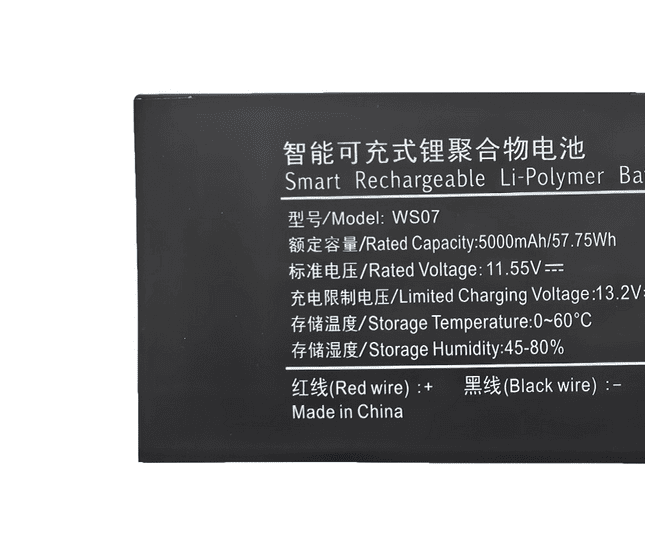 WS07 Honor Jianwu N158 2022 Intel Core i7 Zhuochuang Intelligent i7 Battery