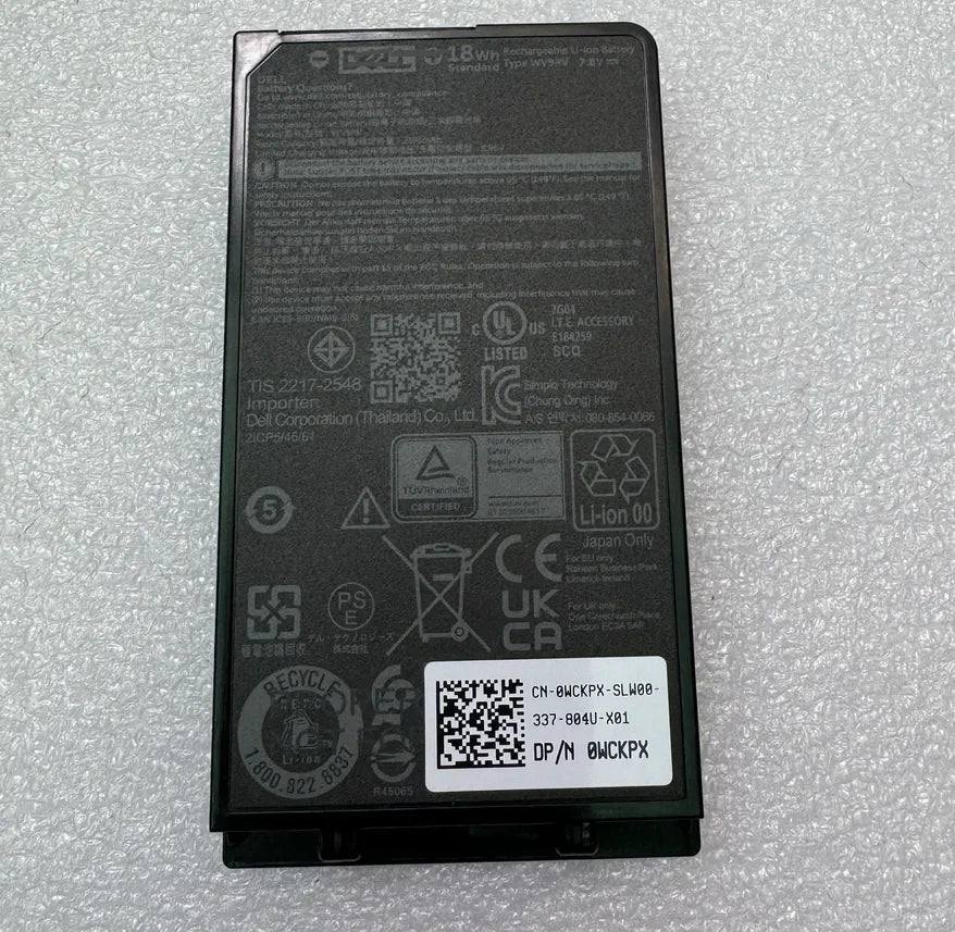 WV9RV Battery for Dell Latitude 7030 7.8v 18Wh 0WCKPX WCKPX