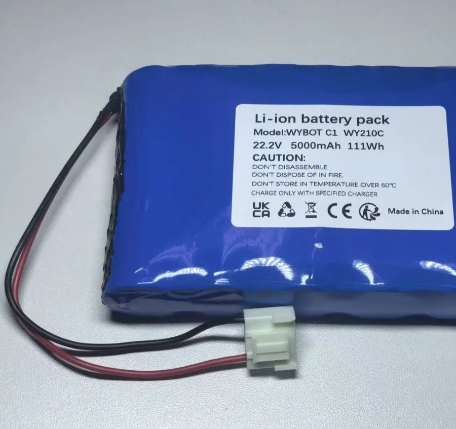 Replacement WYBOT C1 WY210C Robotic Pool Vacuum Battery 5000mAh 111Wh