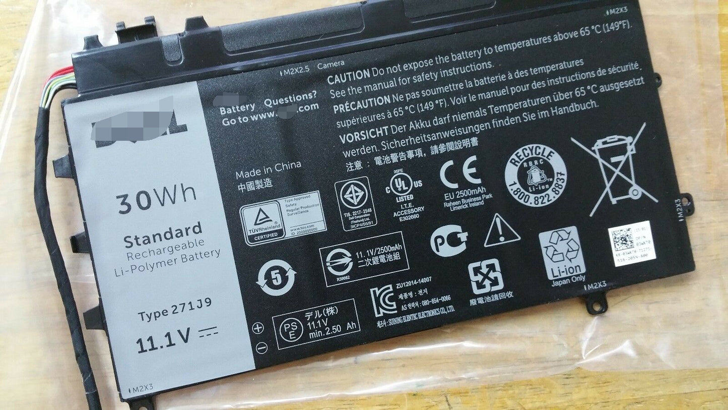 271J9 Battery For Dell 0GWV47 Latitude 13 7000 Latitude 13 7350 Series - Store Shoppe