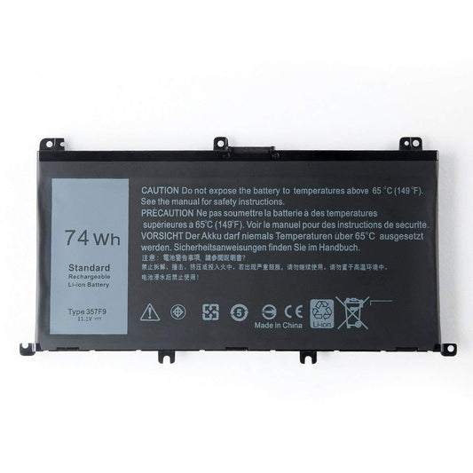 357F9 71JF4 74Wh Battery for Dell Inspiron 15-7000 15-7559 7566 7567 7557 - Store Shoppe