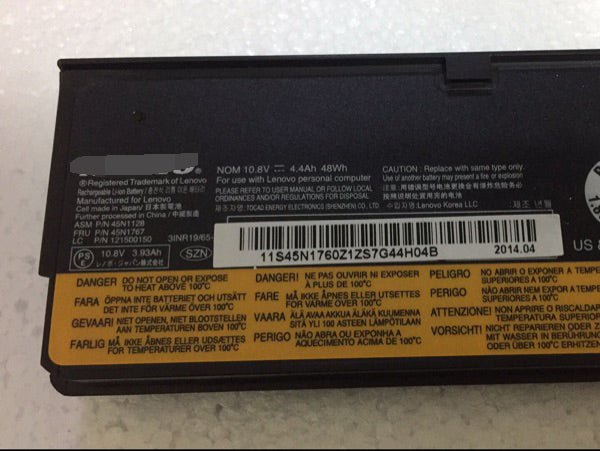 45N1735 45N1130 68+ Battery for Lenovo T440 T450 X240 X260 W550S