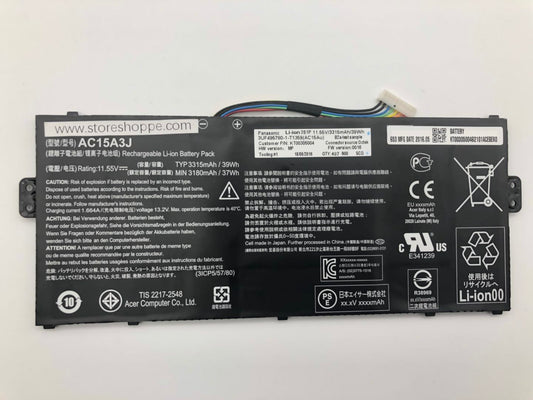 AC15A3J AC15A8J battery for Acer Chromebook R11 CB5-132T CB3-131 - Store Shoppe
