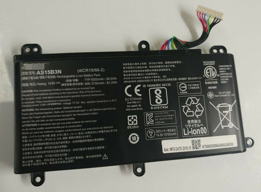 AS15B3N Battery For Acer Predator 15 G9-592 G9-593 Predator 17 G9 - Store Shoppe