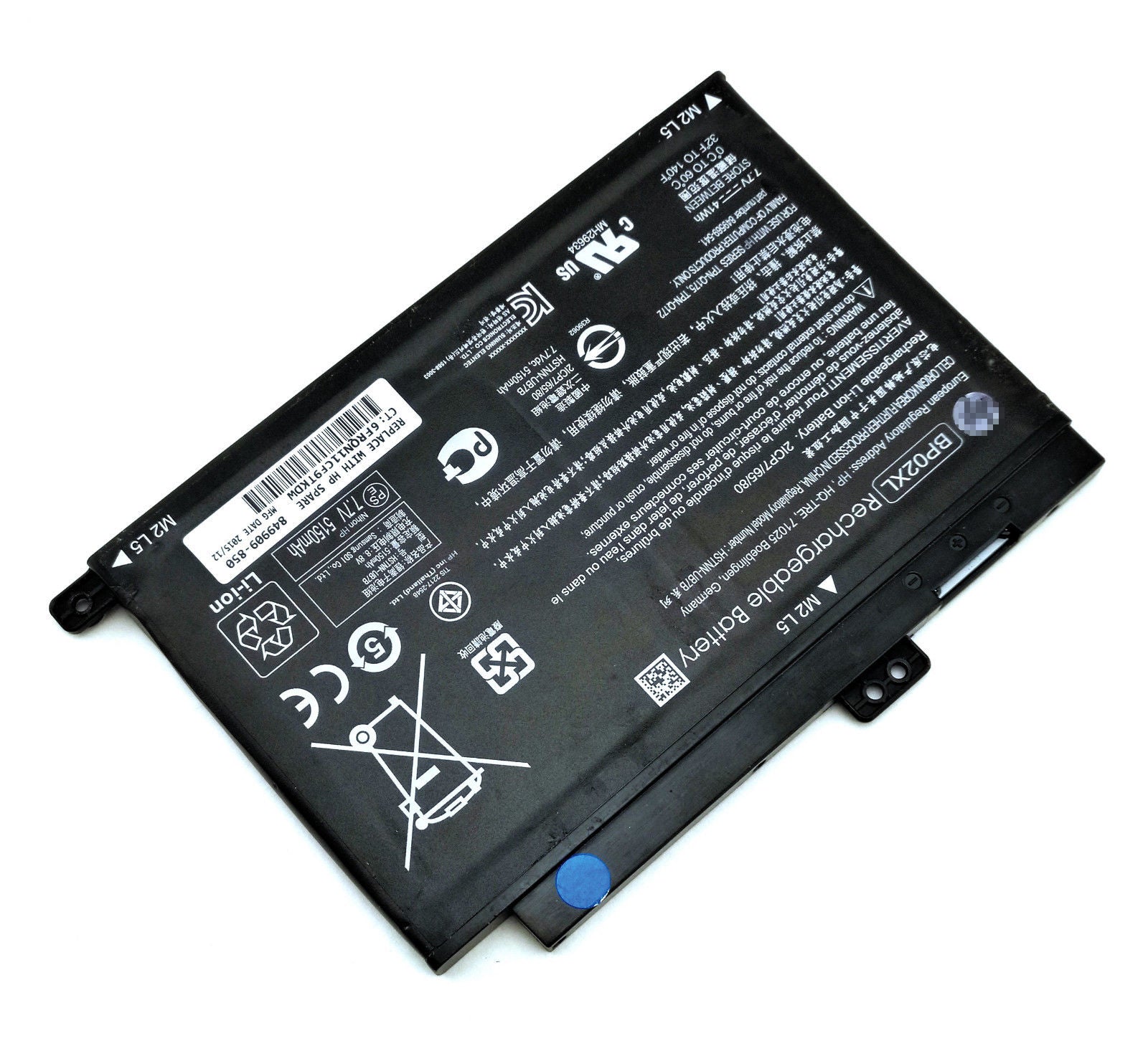 Hp pavilion notebook 15 15-au010wm bp02xl hstnn-ub7b 41wh battery - Store Shoppe