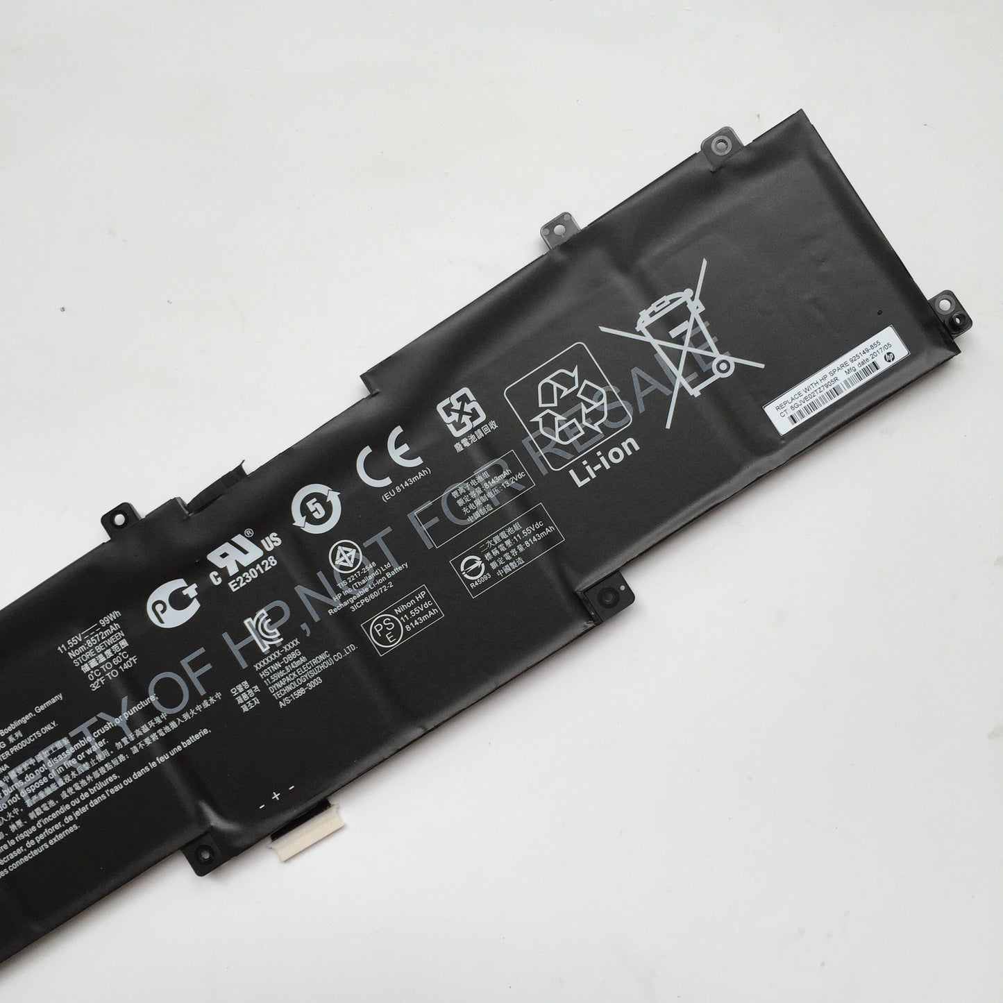 Replacement Hp DG06XL HSTNN-DB8G 925197-271 men X 17 Battery - Store Shoppe