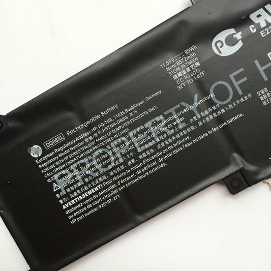 Replacement Hp DG06XL HSTNN-DB8G 925197-271 men X 17 Battery - Store Shoppe