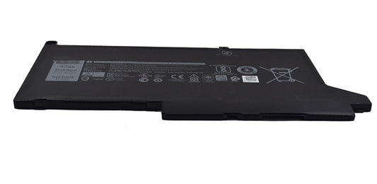 DJ1J0 PGFX4 42Wh Battery For DELL Latitude 12 7000 7480 7280 - Store Shoppe