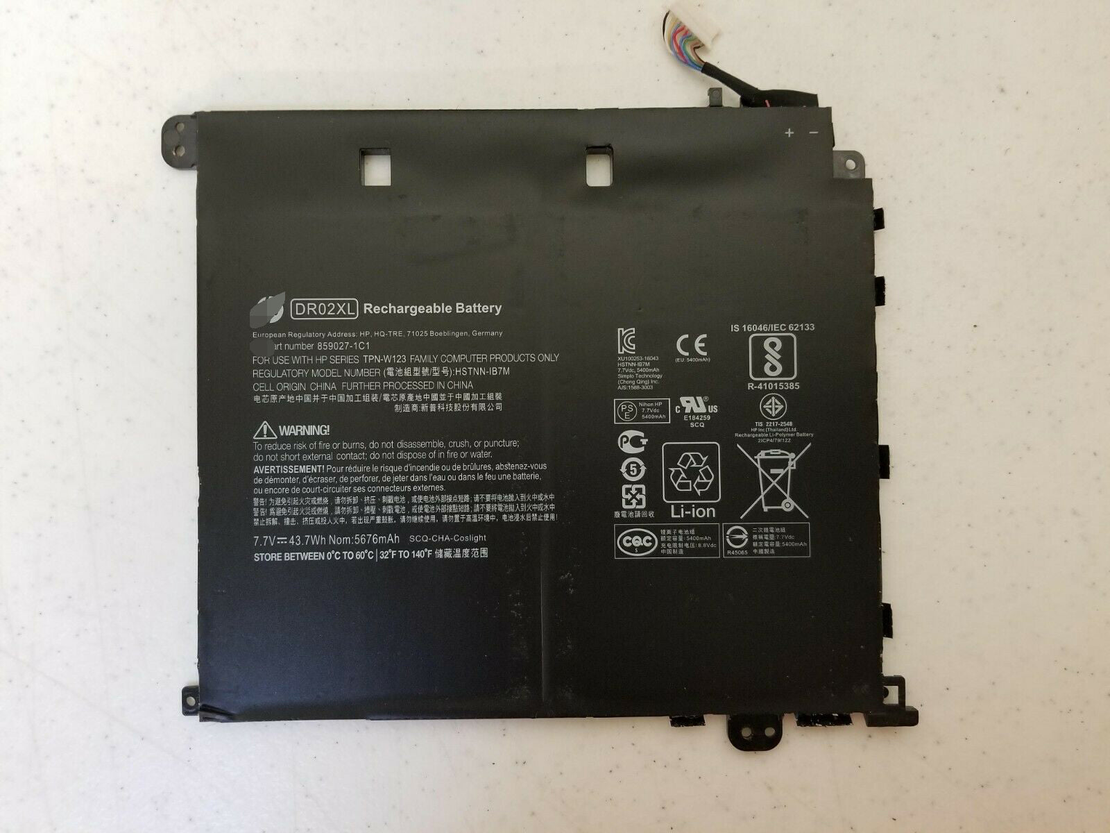 DR02XL Battery for Hp Chromebook 11 G5 859027-1C1 HSTNN-IB7M - Store Shoppe