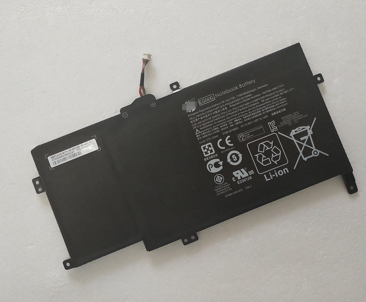 60Wh HP Envy Sleekbook 6 HSTNN-IB3T HSTNN-DB3T EG04XL Laptop Battery - Store Shoppe