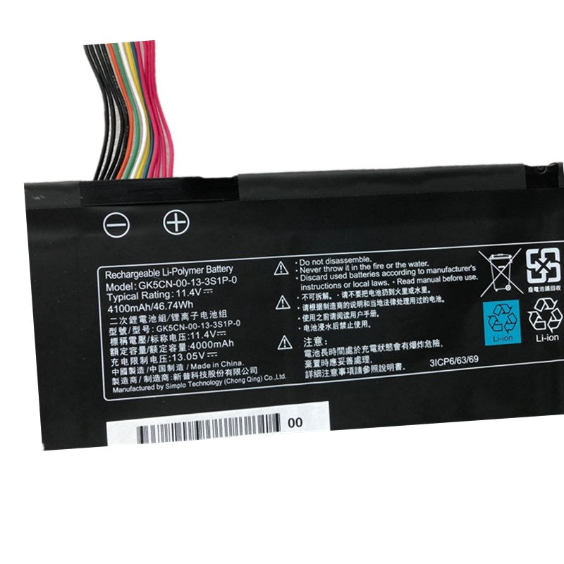GK5CN-00-13-3S1P-0 Battery For Medion Erazer X6805 Schenker XMG Core 17 - Store Shoppe