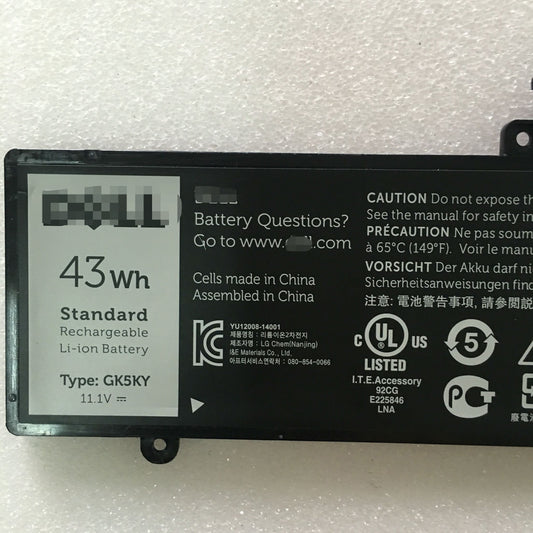 GK5KY Battery For Dell Inspiron 11-3147 Inspiron 13 700 0WF28 4K8YH - Store Shoppe