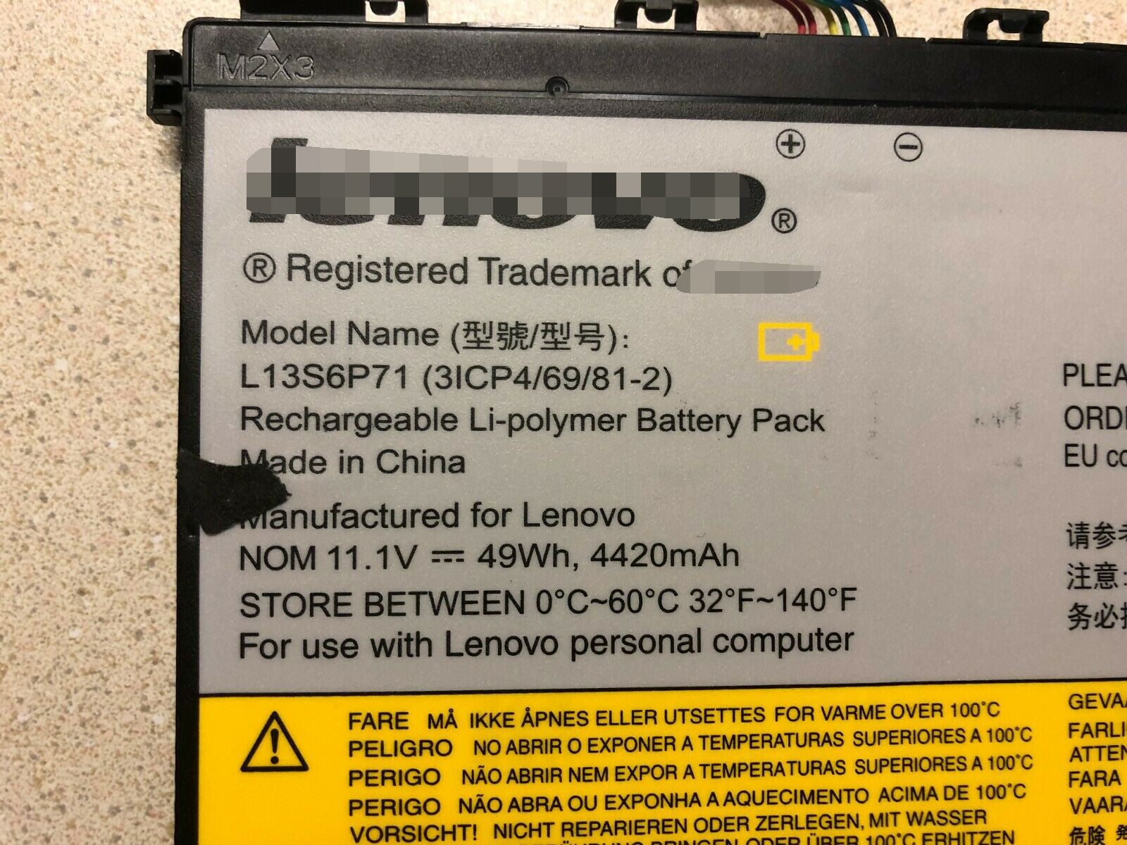 L13M6P71 L13S6P71 49Wh Battery for Lenovo YOGA 2 13" laptop - Store Shoppe