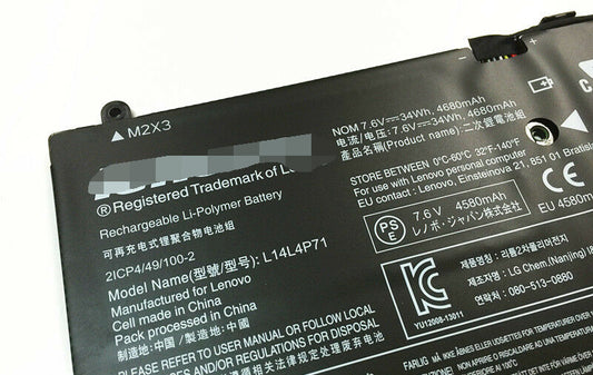 L14M4P71 L14L4P71 Battery for Lenovo Yoga 3 11 80J8 Yoga 3-1170 - Store Shoppe