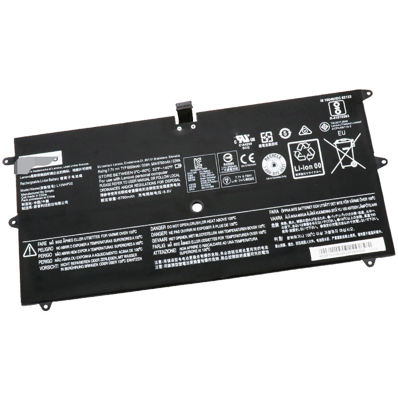 Lenovo L15M4P20 L15L4P20 Yoga 900S 12ISK 7.7V 6950mAh 53Wh Battery - Store Shoppe
