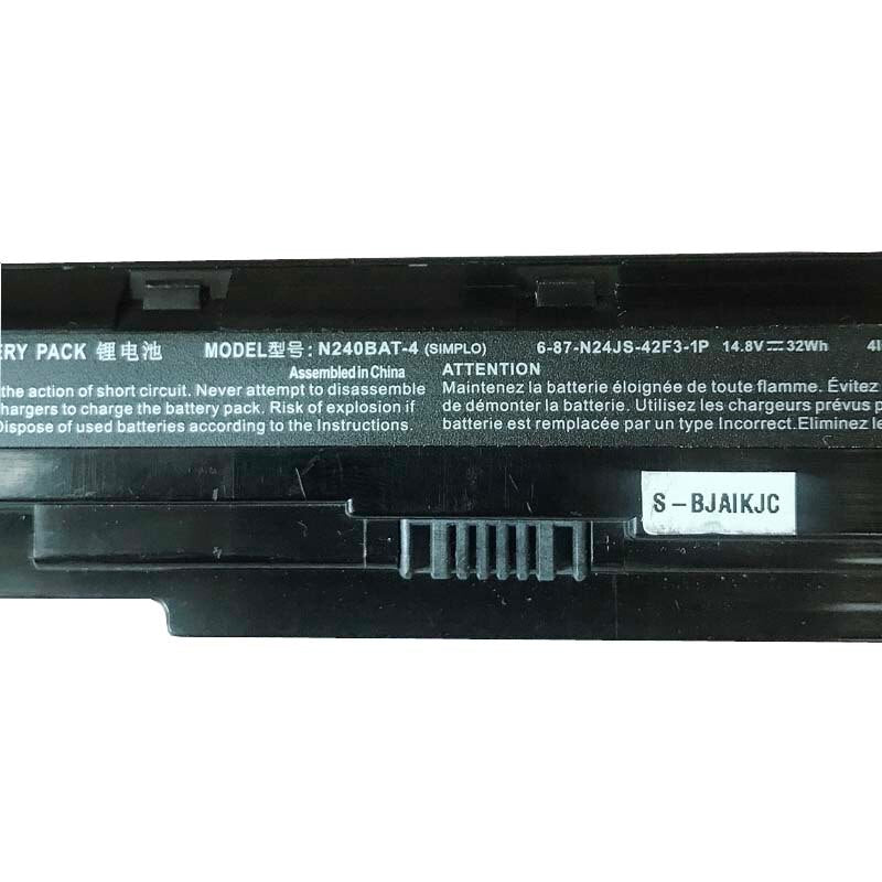 Replacement N240BAT-4 32Wh Battery For Cleveo N240WU Schenker Slim 14 - Store Shoppe