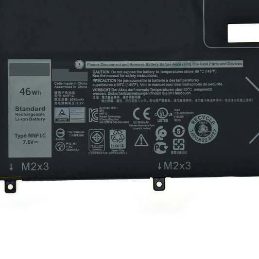 NNF1C HMPFH Battery for Dell XPS 9365 2-in-1 13-9365-D1605TS - Store Shoppe