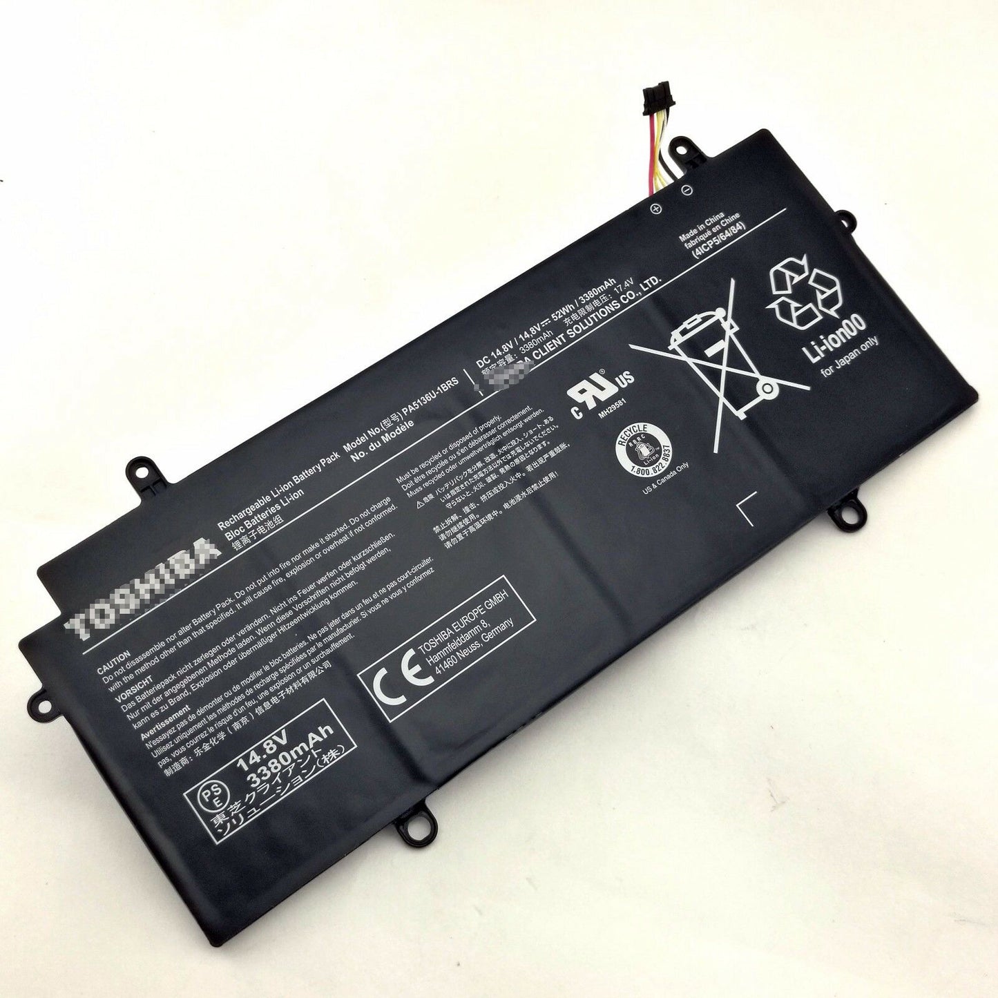 Toshiba Portege Z30 Z30-A Z30-B Z30-C Z30-A1301 PA5136U-1BRS Battery - Store Shoppe