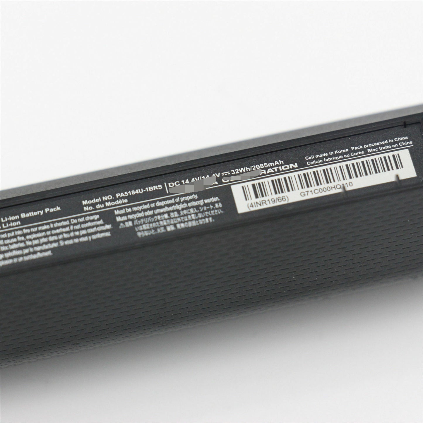 PA5184U-1BRS PA5185U PA5186U Battery for Toshiba Satellite L50-B L50-C - Store Shoppe