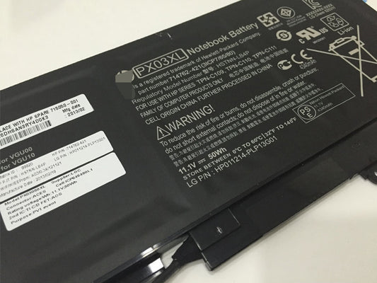 Hp PX03XL HSTNN-DB4P HSTNN-IB4P HSTNN-LB4P 714762-421 50Wh Battery - Store Shoppe