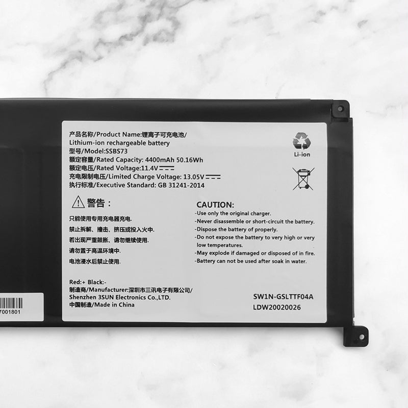 Mechrevo SSBS73 LDW19050065 SWIN-GGRTTF01 S1 Pro-02 S1 Pro-01 Battery - Store Shoppe