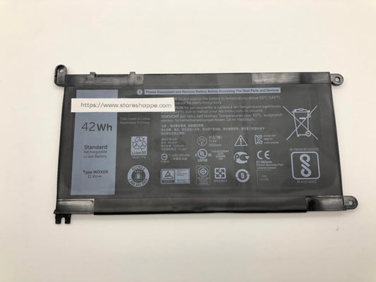 WDX0R 11.4V 42Wh Battery for Dell Inspiron 13 5368 Inspiron 15-5567 15-5568 - Store Shoppe