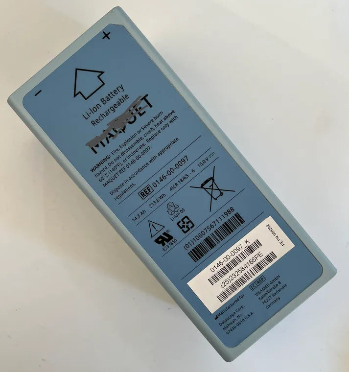 0146-00-0097 Battery For MAQUET IABP Hybrid Intra-Aortic Balloon Pump 213.6Wh