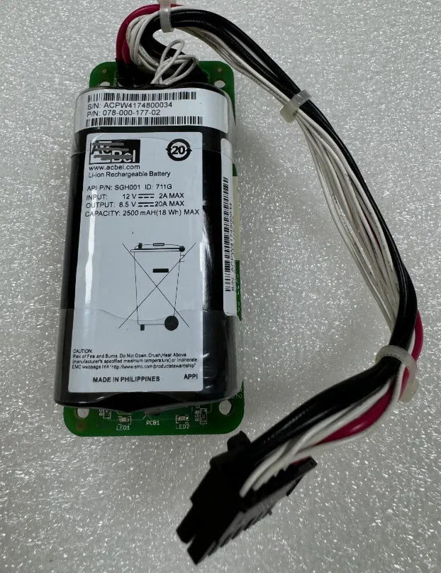 AcBel 078-000-177-02 Battery for EMC 078-000-177 078-000-176 PowerStore 5000T BBU