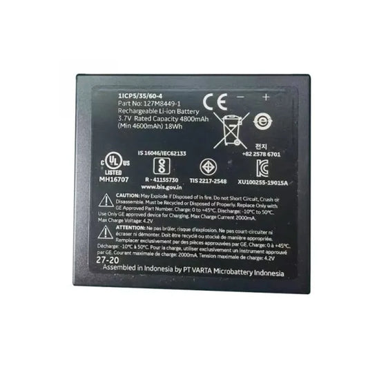 127M8449-1 Battery For DRUCK DPI620 IO620-BATTERY GE Druck DPI620 Genii IO620