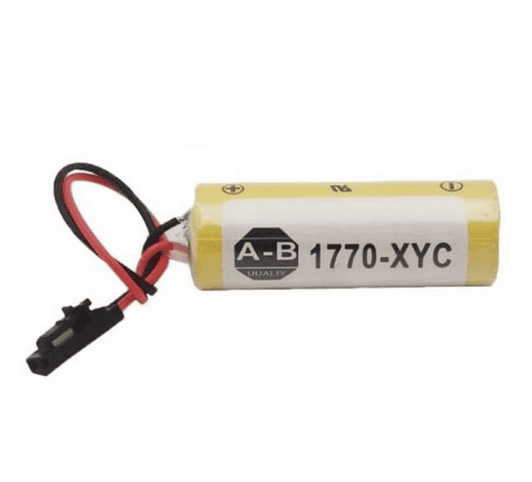 Replacement AB 1770-XYC BR-A Allen Bradley BR-1/2AA PLC battery with plug