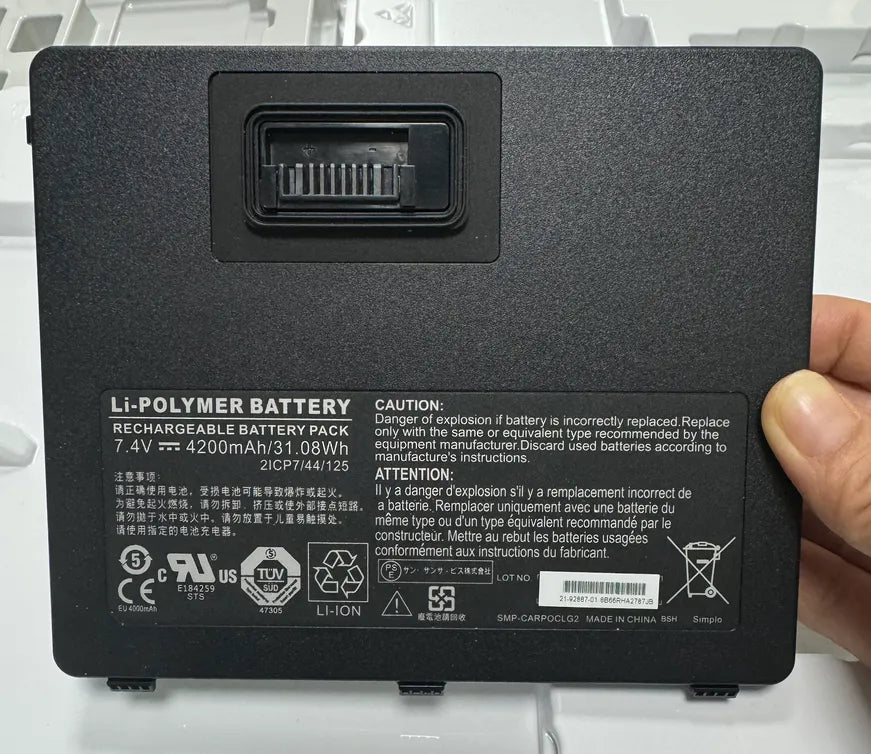 XPLOPE 1X101 B1 B2 B10 Military-Grade Lynx 101B2 Backplane Tablet Battery