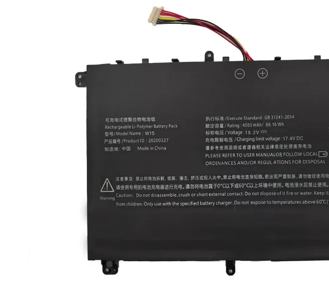 20200327 W15 AIERXUAN AEXBOOK Pro Xiaoxuan PRO B15 Laptop Battery