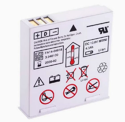 Batterie 3.940100 FA14-04918 pour Schiller 2.200132 Defigard 5000 Argus PRO LifeCare 2